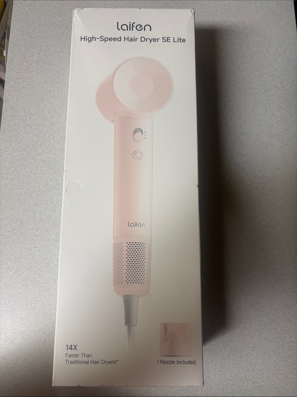 BNIB LAIDEN High-Speed Hair Dryer SE Lite GLOSSY PINK 1400 w